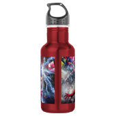 Spider-Man Water Bottle – Marvel Superhero Sports Edelstahlflasche (Rückseite)