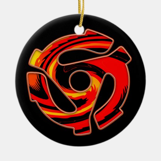 Spider mit 45 U/min Keramik Ornament (Vorne)