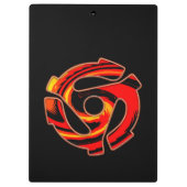 Spider mit 45 U/min Klemmbrett (Rückseite)