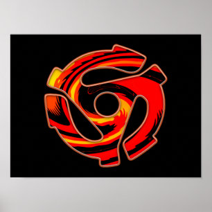 Spider mit 45 U/min Poster