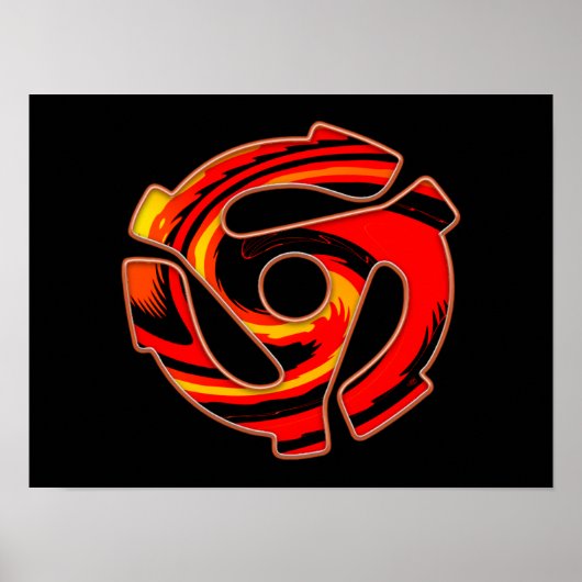 Spider mit 45 U/min Poster (Vorne)