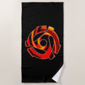 Spider mit 45 U/min Strandtuch (Vorderseite)