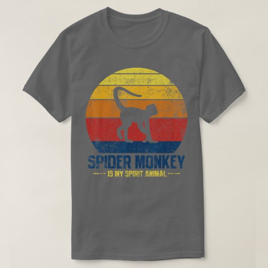 Spider Monkey Vintag T-Shirt (Design vorne)