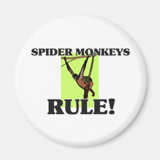 SPIDER MONKEYS Regel! Magnet (Vorne)
