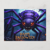 Spider Monster Halloween Postkarte (Vorderseite)