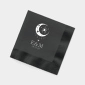 Spider Moon Wedding Servietten Mit Folie (Links)