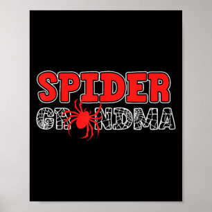 Spider Oma Spidey Geburtstags-Matching-Familien-We Poster