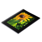 Spider on a Sunflower 6.5x8.57 Spiral Notebook Notizblock (Linke Seite)