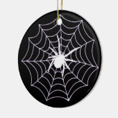 Spider on Web Keramikornament (Links)