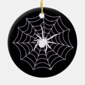 Spider on Web Keramikornament (Hinten)