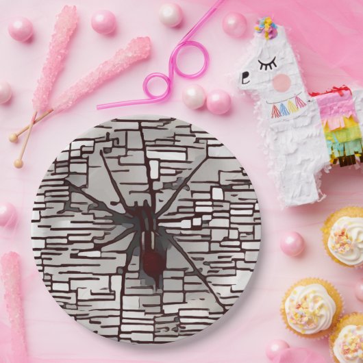 Spider Pappteller (Party)