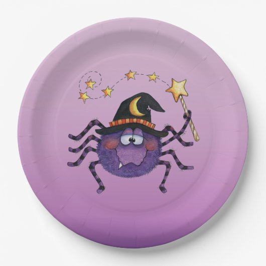 Spider Pappteller (Vorderseite)