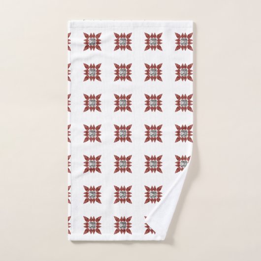 Spider Pattern Badhandtuch Set (Handtuch)
