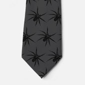 Spider Pattern | Neck Tie | Kohle und Schwarz Krawatte