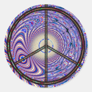 Spider Peace Sign Aufkleber