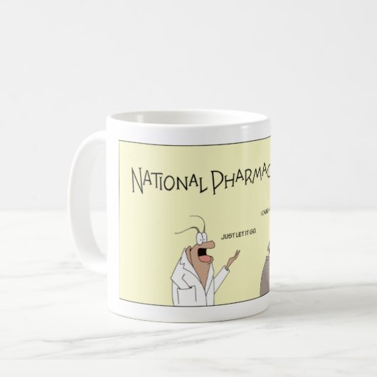 Spider Pharmacist Kaffeetasse (Vorderseite Links)