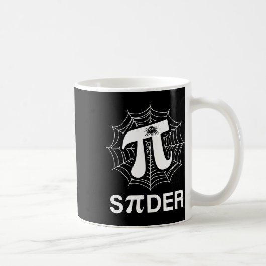 Spider Pi Spider Science Math Lehrer Funny Spider Kaffeetasse (Rechts)