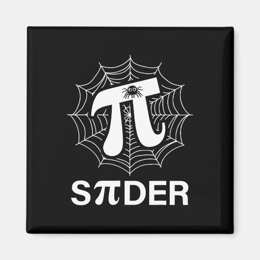 Spider Pi Spider Science Math Lehrer Funny Spider Magnet (Vorne)