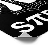 Spider Pi Spider Science Math Lehrer Funny Spider Poster (Ecke)