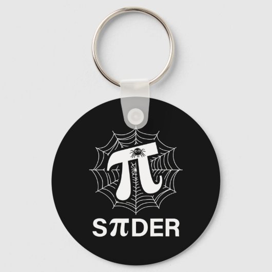 Spider Pi Spider Science Math Lehrer Funny Spider Schlüsselanhänger (Vorderseite)