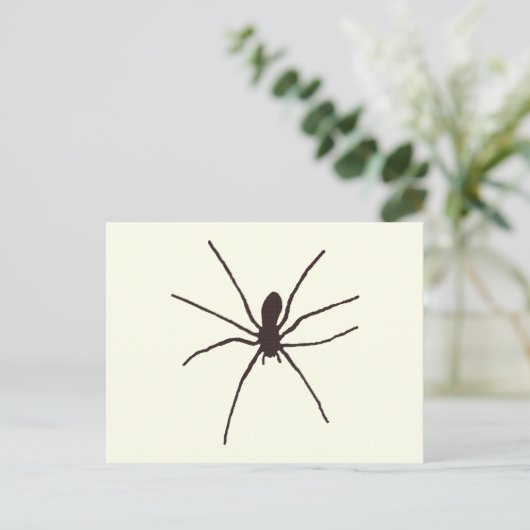 Spider Postkarte (Stehend Vorderseite)