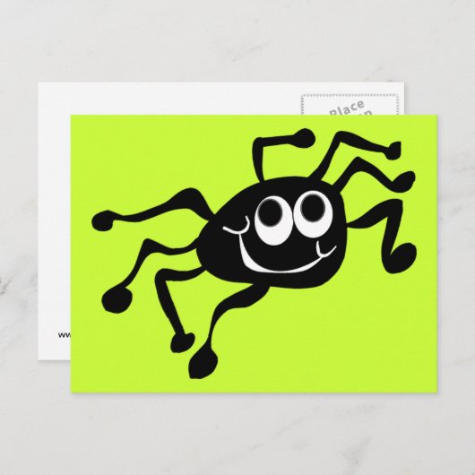 Spider Postkarte (Vorne/Hinten)
