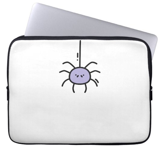 Spider Purple Laptopschutzhülle (Vorderseite)