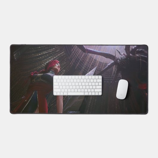 Spider Queen Gaming Desk Mat | Dunkle Magic Desk M Schreibtischunterlage (Tastatur & Maus)