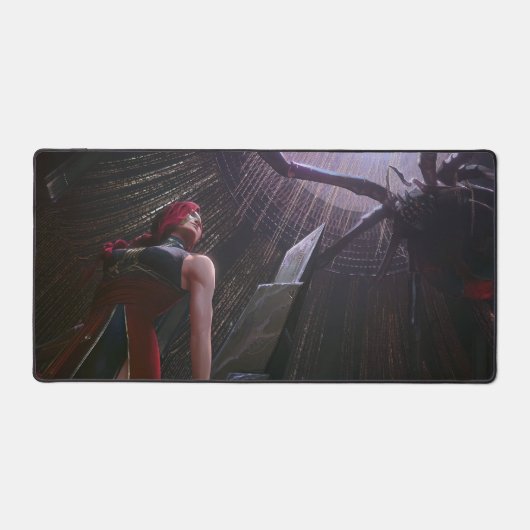Spider Queen Gaming Desk Mat | Dunkle Magic Desk M Schreibtischunterlage (Vorderseite)