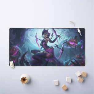 Spider Queen Gaming Desk Mat   Dunkle Magic Desk M Schreibtischunterlage