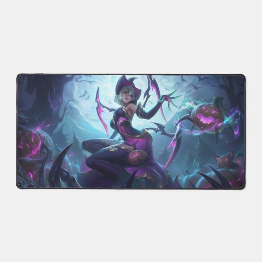 Spider Queen Gaming Desk Mat | Dunkle Magic Desk M Schreibtischunterlage (Vorderseite)