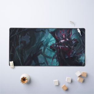 Spider Queen Gaming Desk Mat   Dunkle Magic Desk M Schreibtischunterlage