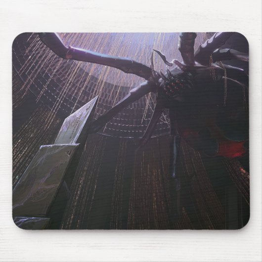 Spider Queen Gaming Mousepad | Gothic Theme Design (Vorne)