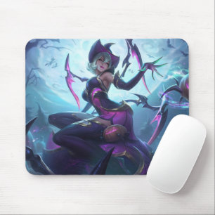 Spider Queen Gaming Mousepad   Gothic Theme Design