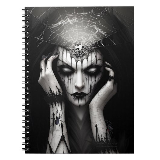 Spider Queen Notizblock (Vorderseite)