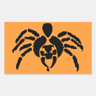 Spider Rechteckiger Aufkleber