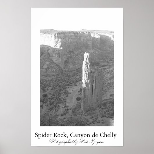 Spider Rock, Canyon de Chelly Poster (Vorne)