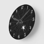 Spider Runde Wanduhr (Winkel)