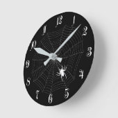 Spider Runde Wanduhr (Winkel)