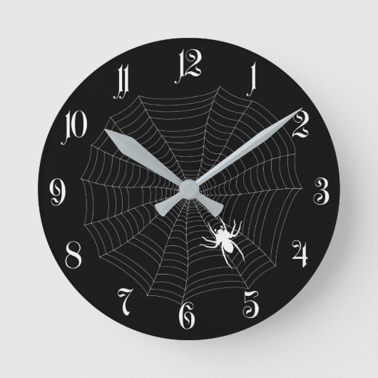 Spider Runde Wanduhr (Vorderseite)
