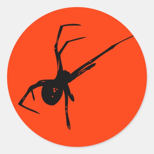 Spider Runder Aufkleber (Vorderseite)