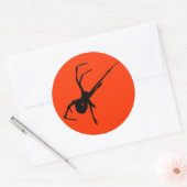 Spider Runder Aufkleber (Umschlag)