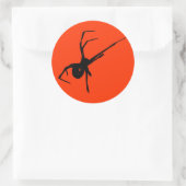 Spider Runder Aufkleber (Tasche)