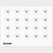 Spider Runder Aufkleber (Blatt)