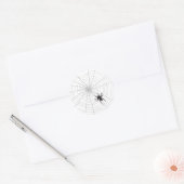 Spider Runder Aufkleber (Umschlag)