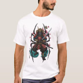 Spider Samurai Warrior t-shirt (Vorderseite)