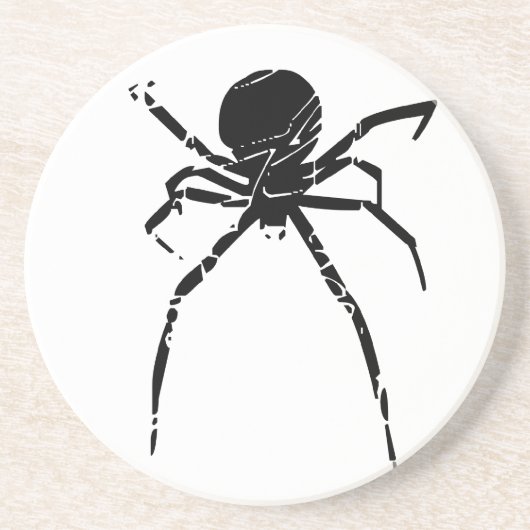 Spider Sandstein Untersetzer (Vorne)