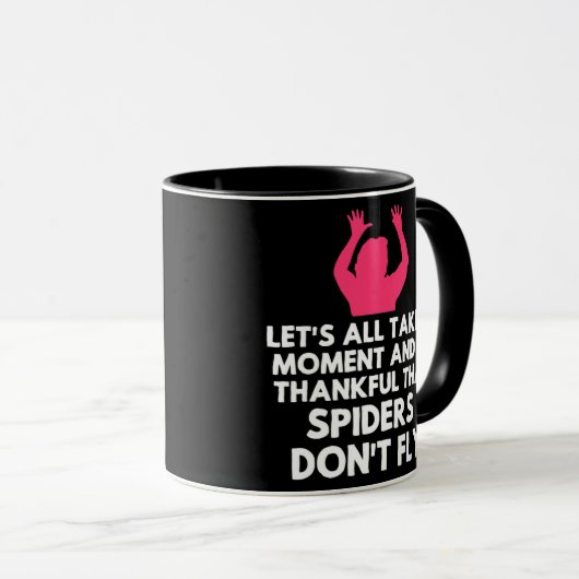 Spider Sarcastic Funny Sarcasm Spaß Meme Joke Tasse (VorderseiteRechts)