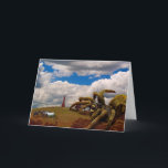 Spider Science-Fiktion Collage Karte<br><div class="desc">Als Kind liebte es meine Familie,  die TV-Serie Creature Features zu sehen,  meine Liebe von Horror/Science Fiction veranlasste diese Collage mit 3 verschiedenen Fotos.</div>