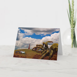 Spider Science-Fiktion Collage Karte